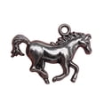 thumbnail image 5 of SmartBy Metal Horse Pendant Retro Horse Charm Vintage Running Horse Pendant for Jewelry Making DIY Earrings Keychains Necklaces Craft Projects, 5 of 7