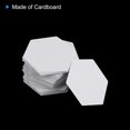 thumbnail image 4 of 200 Count English Paper Piecing Hexagon 16mm Shapes for Sewing, 4 of 7