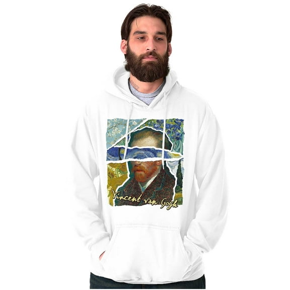 Vincent Van Gogh Modern Art Collage Hoodie Sweatshirt Women Men Brisco Brands S