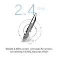 thumbnail image 2 of PR-06 2.4Ghz Wireless Optical Touch-pen Mouse 800/1200/1600DPI Wireless Mouse Pen with Stylus Function Handwriting Ergonomic Mice for PC Laptop Computer, 2 of 3