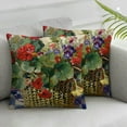 thumbnail image 3 of nygtbtfer Set of 2 Basket Pillow Covers Flower Outdoor Square Indoor Decorative Throw Pillows White, 3 of 7