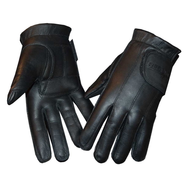 Redline Women's Leather Motorcycle Glove, AntiVibration, FullFinger