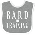 thumbnail image 3 of Inktastic Bard in Training Boys or Girls Baby Bib, 3 of 4