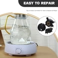 thumbnail image 1 of OUNONA 1Set Black Electric Kettle Base Coupler Temperature Control Accessory Reliable and Sturdy, 1 of 8