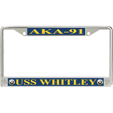 USS Whitley AKA-91 License Plate Frame