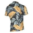 thumbnail image 2 of joogoo Tropical Leaf Pattern Men's Cycling Jerseys Mountain Bike Short Sleeve Tops 3XL, 2 of 7