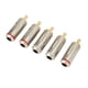 thumbnail image 5 of Conector RCA 5 piezas de metal Universal RCA macho cabeza de enchufe de alta resistencia larga vida útil para KTV para coche, 5 of 8