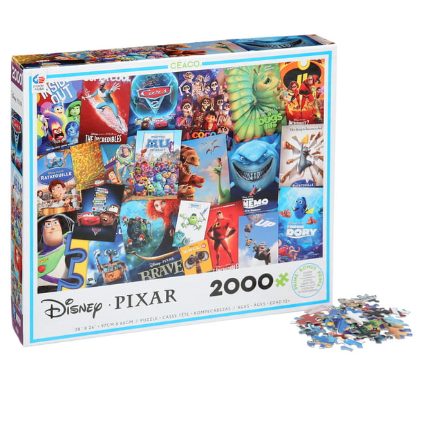 Ceaco - Disney/Pixar - Posters 2000 Piece Jigsaw Puzzle - Walmart.com