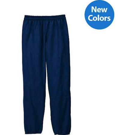 Hanes Men's EcoSmart Elastic Bottom 32 Inch Inseam Sweatpants - Walmart.com