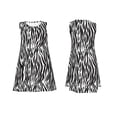 thumbnail image 7 of Logiee Zebra Print Summer Dresses for Women,Beach Sleeveless Flowy Pocket Tshirt Tank Sundresses,Women's Sleeveless Dress, 7 of 7