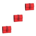thumbnail image 3 of Sonducket Monedero de cuero para mujer, reemplazo Rectangular, triple pliegue, Color sólido, tarjetero elegante, carpeta de fotos, billetera, Type1 NO1, 3 of 6