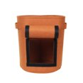 thumbnail image 1 of Cateissary Cubo de cultivo de patatas de fieltro, bolsas para plantar con ventanas, cebolla, verduras, invernadero, herramientas de jardinería Jardín y Patio color camello, 1 of 6