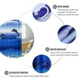 thumbnail image 3 of Mold & Mildew Resistant Fabric Shower Curtain Liner - White, 3 of 5