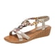 thumbnail image 1 of Amzcrzy Zapatos de mujer,Zapatos de mujer,Zapatillas de mujer, Sandalias romanas de verano con cuña y cristales para mujer Sandalias Mujer Zapatillas De Casa, 1 of 6