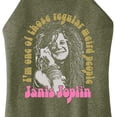 thumbnail image 3 of Janis Joplin - One Of Those Regular Weird People - Juniors High Neck Tank Top, 3 of 5