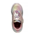 thumbnail image 4 of Laura Ashley Hook and Loop Girl Unicorn Embroidered Patch Design Sneakers, Multi, Size: 10, 4 of 5