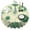 Green Tie Dye, variant on Orange Blue White Tie Dye Mandala Pattern Round Tablecloth 60"x60",Wrinkle Wipeable Table Cloth for Kitchen Dining Room Picnic Patio Party