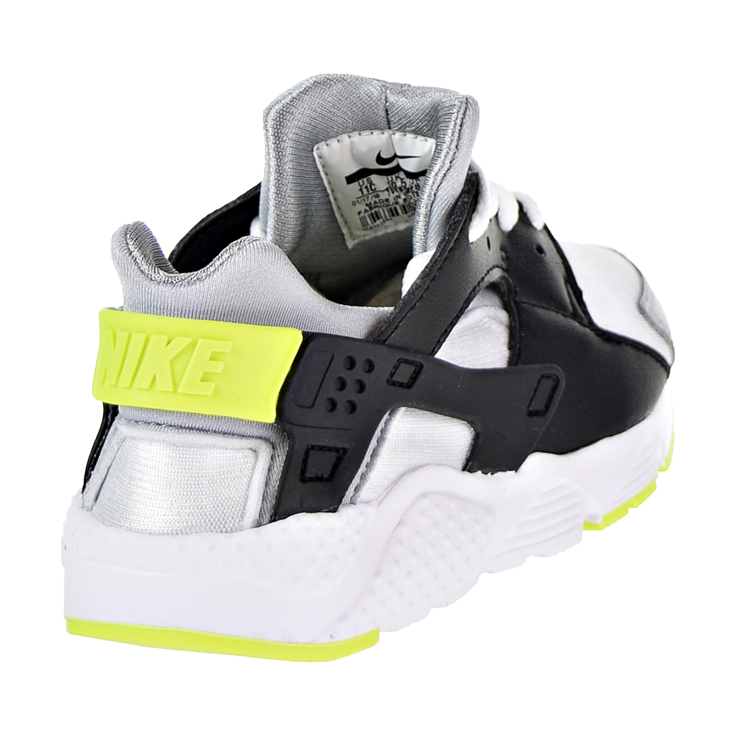 Nike Huarache Little Kid's Running Shoes University White/Cyber/Photo Blue 704949-112 - image 3 of 6