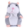 thumbnail image 1 of EIMELI Big Clear! Electric Smart Little Talking Hamster Record Repeat Stuffed Plush Animal Kids Doll, 1 of 6