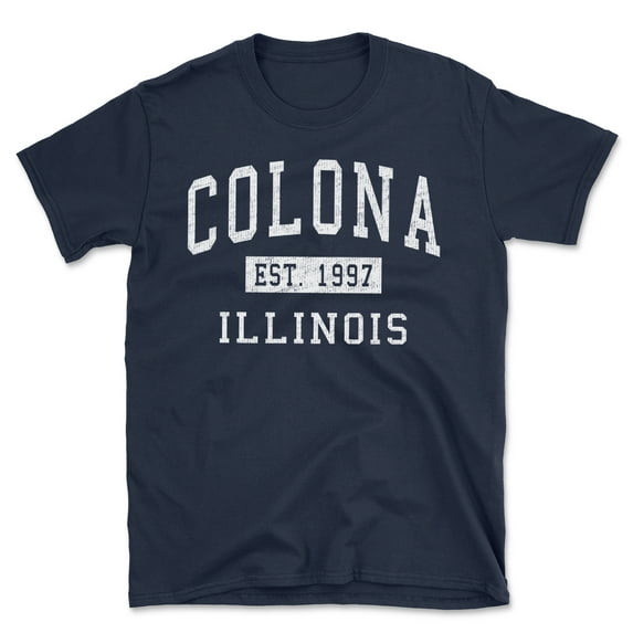 Colona Illinois Classic Established Men's Cotton T-Shirt