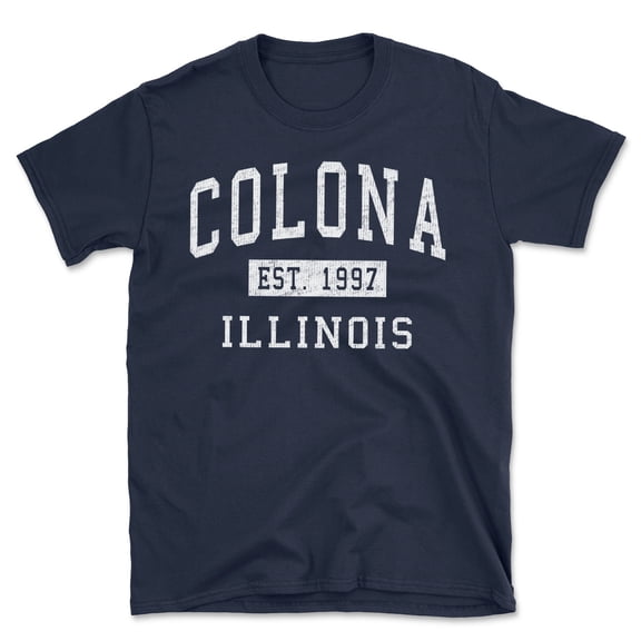 Colona Illinois Classic Established Men's Cotton T-Shirt