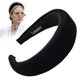 thumbnail image 1 of Ivyu Diademas para Mujer - Accesorios para el Cabello Acolchados de Terciopelo Negro Diademas para niñas Banda Ancha Vintage Diademas para el Cabello Estilo Boho, 1 of 5