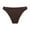 Brown, variant on Elainilye Fashion Womens Underwear Seamless Summer No Show Underwear Yoga Silk Sports Quick-drying Elastic Briefs Panties,Black