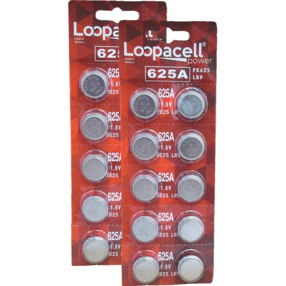 Loopacell 625A PX625A LR9 V625U PX625 1.5V 20 Batteries