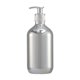 thumbnail image 1 of KDJ 300ml Silver Chrome Hand Soap Dispenser Round Liquid Soap Bottle for Kitchen Bathroom Restroom, PET Plastic Pump Bottle for Dish Soap Lotion Shampoo Conditioner Dispenser, 1 of 10