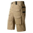 thumbnail image 3 of Turilly Plus Size Shorts for Men Workwear Shorts Multiple Pockets Shorts Beach Casual Shorts Pants, 3 of 8
