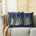 thumbnail image 2 of Christmas Pillow Covers 18X18 Set of 2, Red Xmas Tree Winter Decorative Throw Pillowcases Holiday Outdoor Farmhouse Seasonal Cushion Cases Couch Sofa Bed Decor, 2 of 6