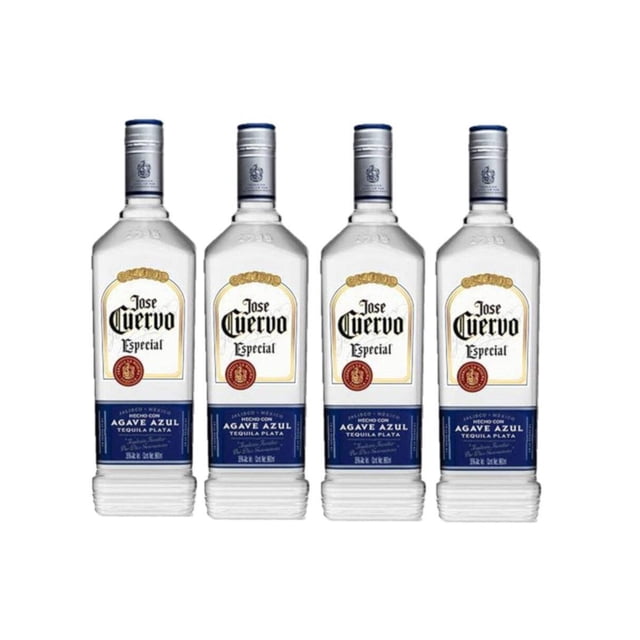 Pack de 4 Tequila Jose Cuervo Especial Plata 990 ml Jose Cuervo Especial Plata
