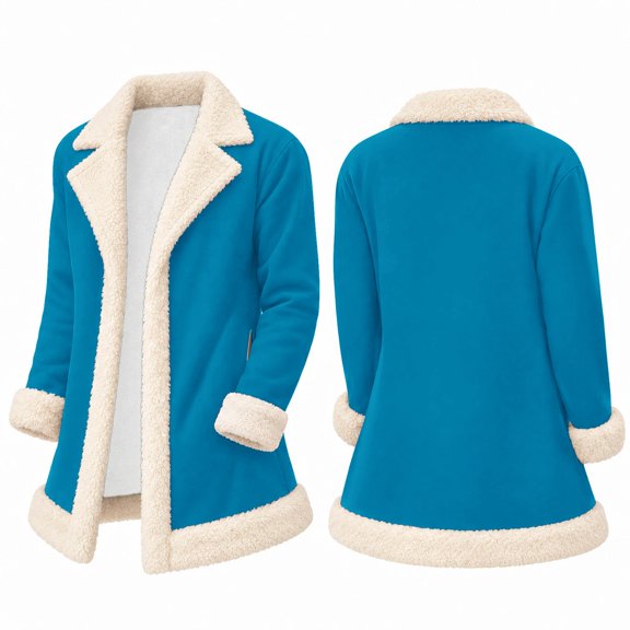 Toddler Kids Boys Lined Overcoat Long Sleeve Open Front Warm Cozy Windproof Elegant Outerwear 4-5 Years