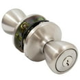thumbnail image 3 of Pre-Keyed Entry Work Lock, Entry Latch, SC Keyway, Satin Stainless Steel by Stone Harbor Hardware, 3 of 4