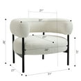 thumbnail image 5 of Arty Silver Gray Velvet Queen Bed with Line Stitch Tufting, 5 of 8