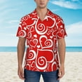thumbnail image 4 of Heart Love Hawaiian Shirts For Men, Summer Short-Sleeve Relaxed-Fit Button-Down Shirts X-Large, 4 of 9