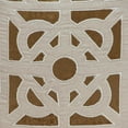 thumbnail image 3 of Parkland Collection Hazel 18x18" Ethnic Fabric Throw Pillow in Gold/Beige, 3 of 6
