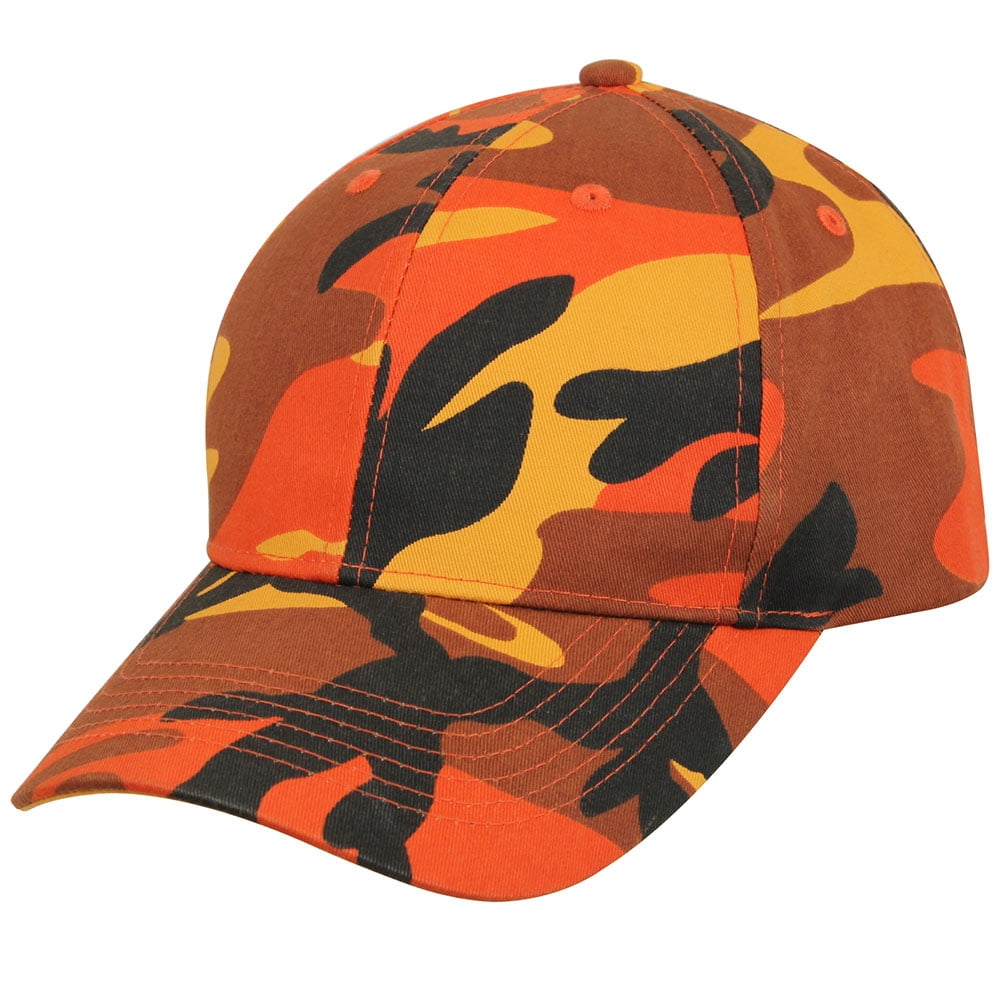 Rothco Orange Camo Low Profile Cap 3884