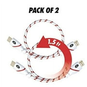 Ultra Clarity Cables 4k High-Speed Hdmi Cable, 18gbps, Supports Ethernet, 1.5ft, 2 Pack