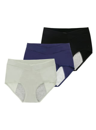 3 Pack Plus Size Menstrual Panties for Women Girls High Waist Mesh Cotton  Period Underwear Heavy Flow Postpartum Briefs P : : Clothing,  Shoes & Accessories