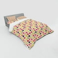 thumbnail image 3 of Ambesonne Fruit Bedding Set 3 Pcs, Colorful Sliced Apples Print, Twin XL, Multicolor, 3 of 3