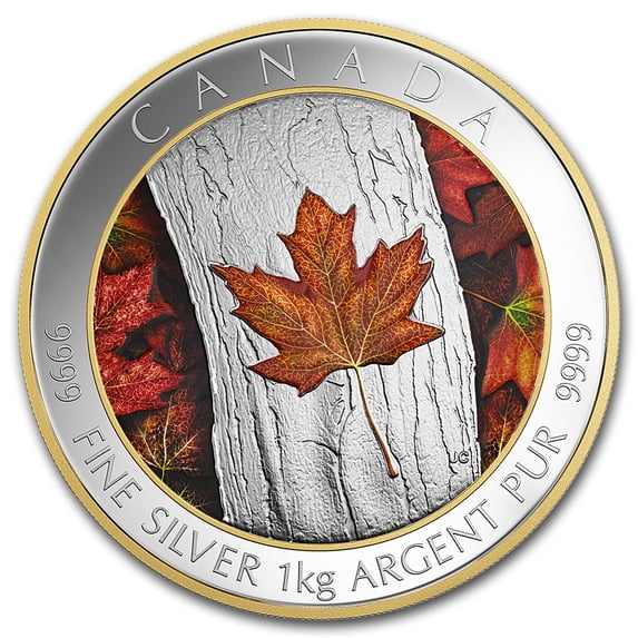 2016 Canada 1 kilo Silver $250 Maple Leaf Forever