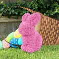 thumbnail image 4 of Lifelike Bunny Shaped Topiary Artificial Boxwood , UV-Resistant Outdoor Indoor Decor for Easter, Spring, Porch, Garden, and Patio Ornament, 4 of 7