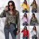 thumbnail image 5 of Camisas de satén para mujer, blusas de manga larga, 5 of 5