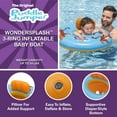 thumbnail image 3 of Puddle Jumper WonderSplash 3-Ring Inflatable Baby Boat, Tiger, 0-24 lbs Weight Capacity, 3 of 14