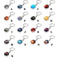 thumbnail image 2 of MANHUJI Key Chain Men Cosmic Galaxy Planet Time Gemstone Double-Sided Glass Ball Keychain Key Ring Keychain Hook Keychain Hook Keyrings(E,One Size), 2 of 4