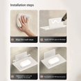 thumbnail image 6 of cpengpj Bar Soap Holder Dish Shower Self Draining Soap Container with Lid, Wall Mounted Soap Box Tray for Bathroom Bathtub Sink, Waterproof, 6 of 9