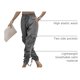 thumbnail image 4 of Pantalones Jogger de Satén PRETTYGARDEN Mujer Cintura Alta Gris Talle Medio, 4 of 9