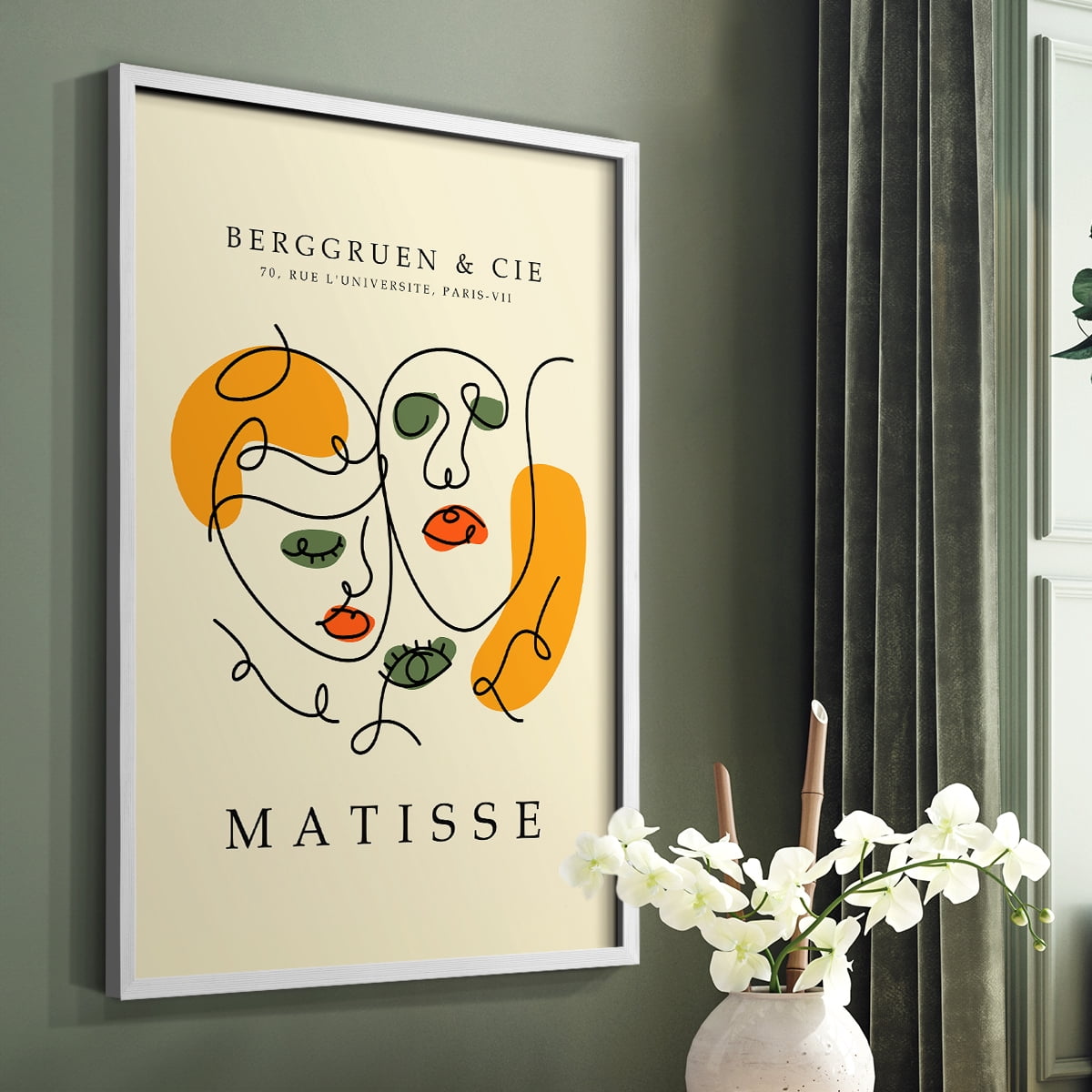 Matisse LXXX Framed Print - Solid Wood