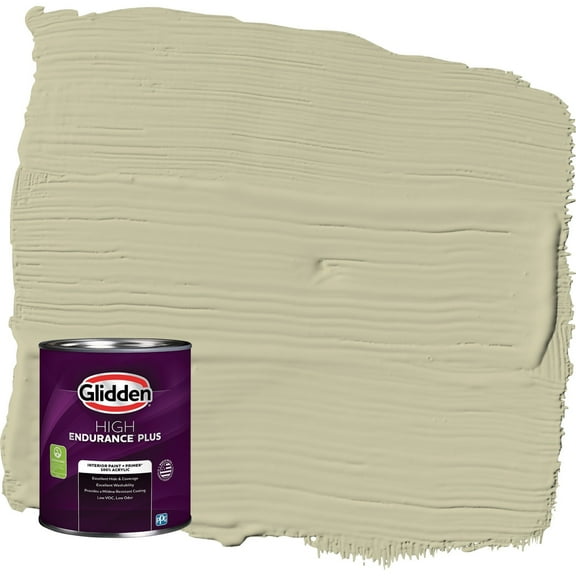 Glidden HEP Northern Landscape / Green Eggshell Interior Paint with Primer, 1 Quart